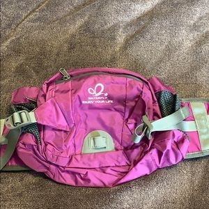 NWT purple hiking bag, Fannie pack